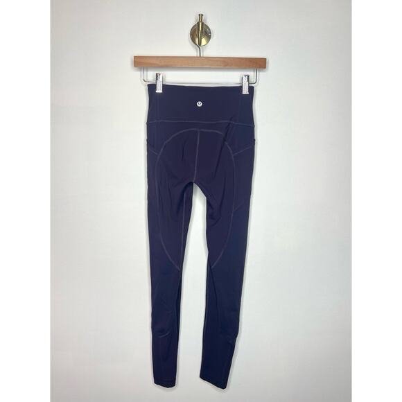 Lululemon Purple Pocket Leggings - Picture 1 of 5